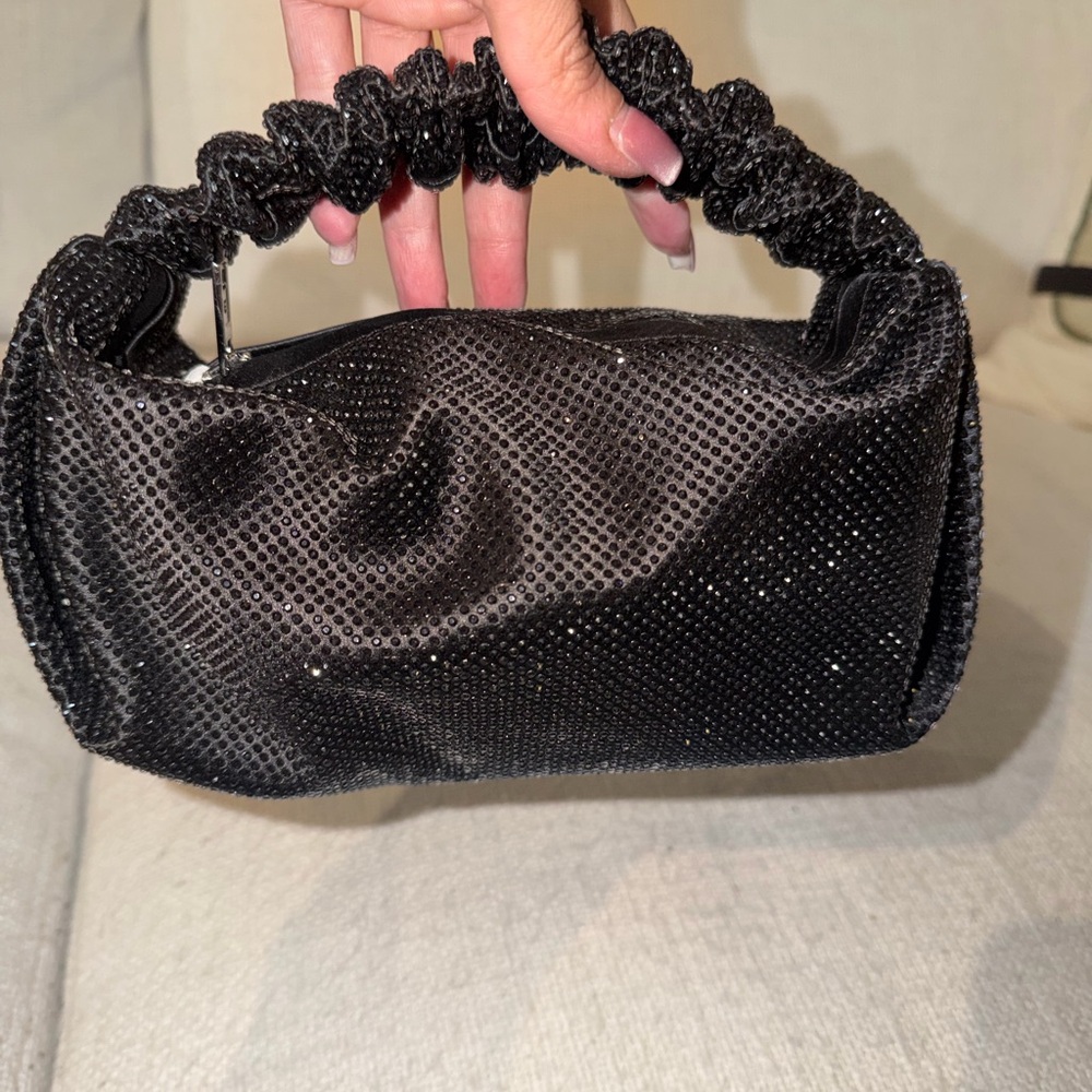 Alexander Wang Black Textured Clutch